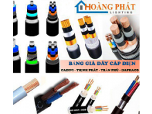 Bảng giá dây cáp điện 3 pha tại Hoàng Phát Lighting